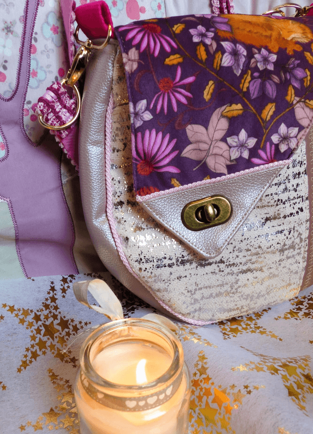 Sac PERLA mauve