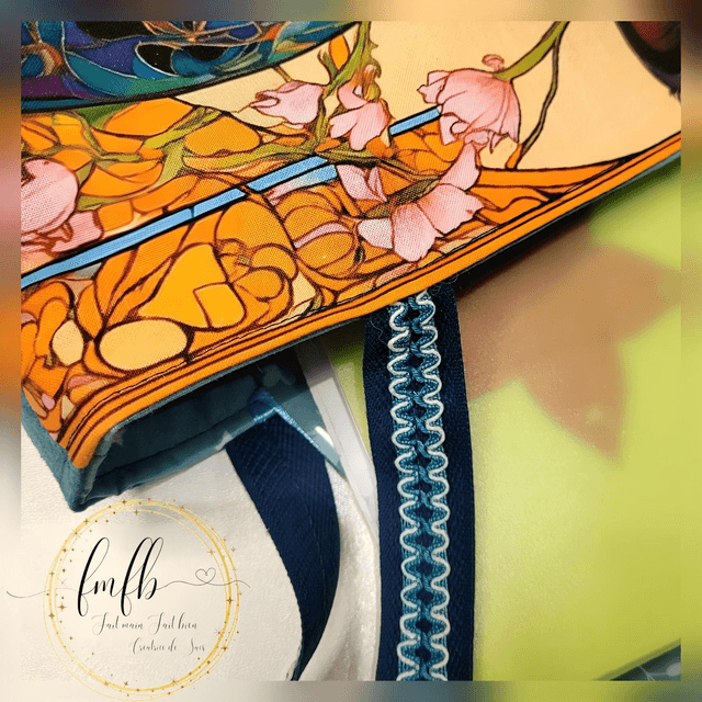 Sac Chalimar orange/turquoise 