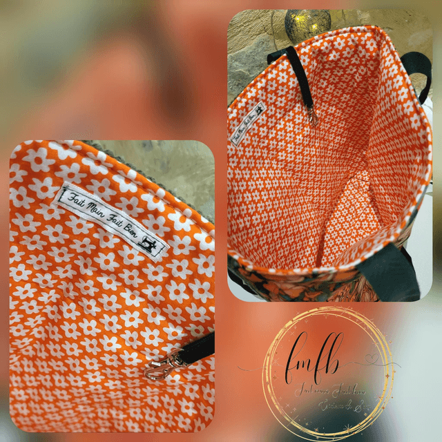 Sac Chalimar orange/vert